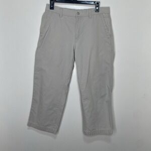 Columbia Sportwear Capris Womens Size‎ 8 Khaki Pockets Pants Outdoor Hiking
